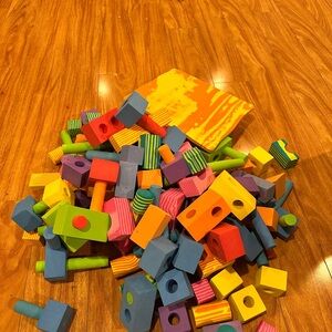 Colorful Foam Building Blocks Set